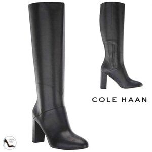 Cole Haan Leather Knee High Glenda Boots Size 8.5 Women